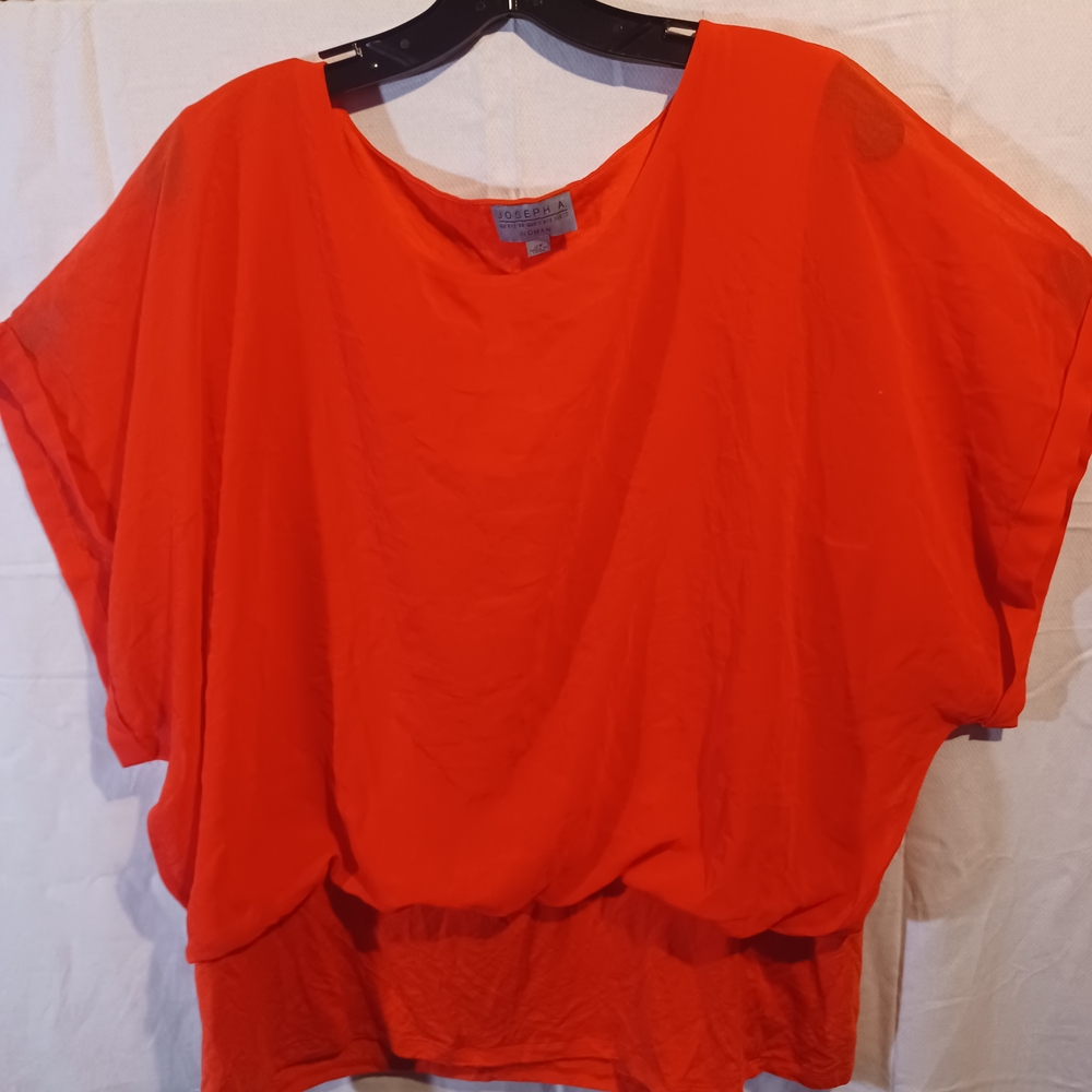 Bright Orange Women's Top 2x (D)